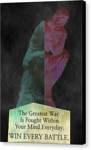 Battle Of The Mind - Canvas Print