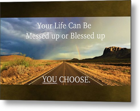 Blessed Up - Metal Print