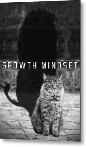 Growth Mindset - Metal Print